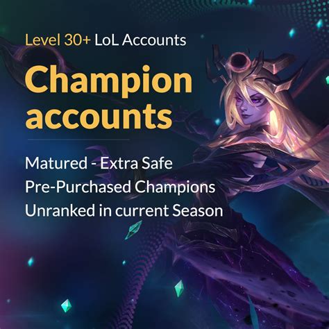 League of Legends Accounts .